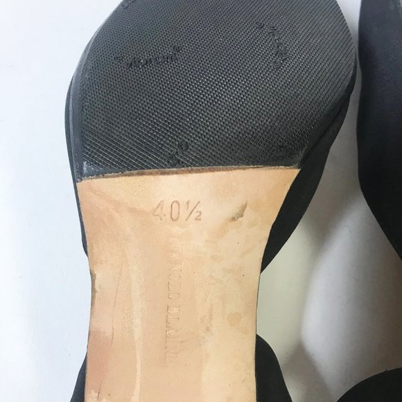 Manolo Blahnik Satin CAROLYNE Slingback, Size 40.5 - Picture 7 of 8